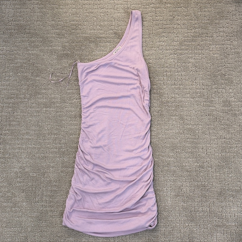 L*Space Alana One-Shoulder Lavender Dress - Picture 4 of 7
